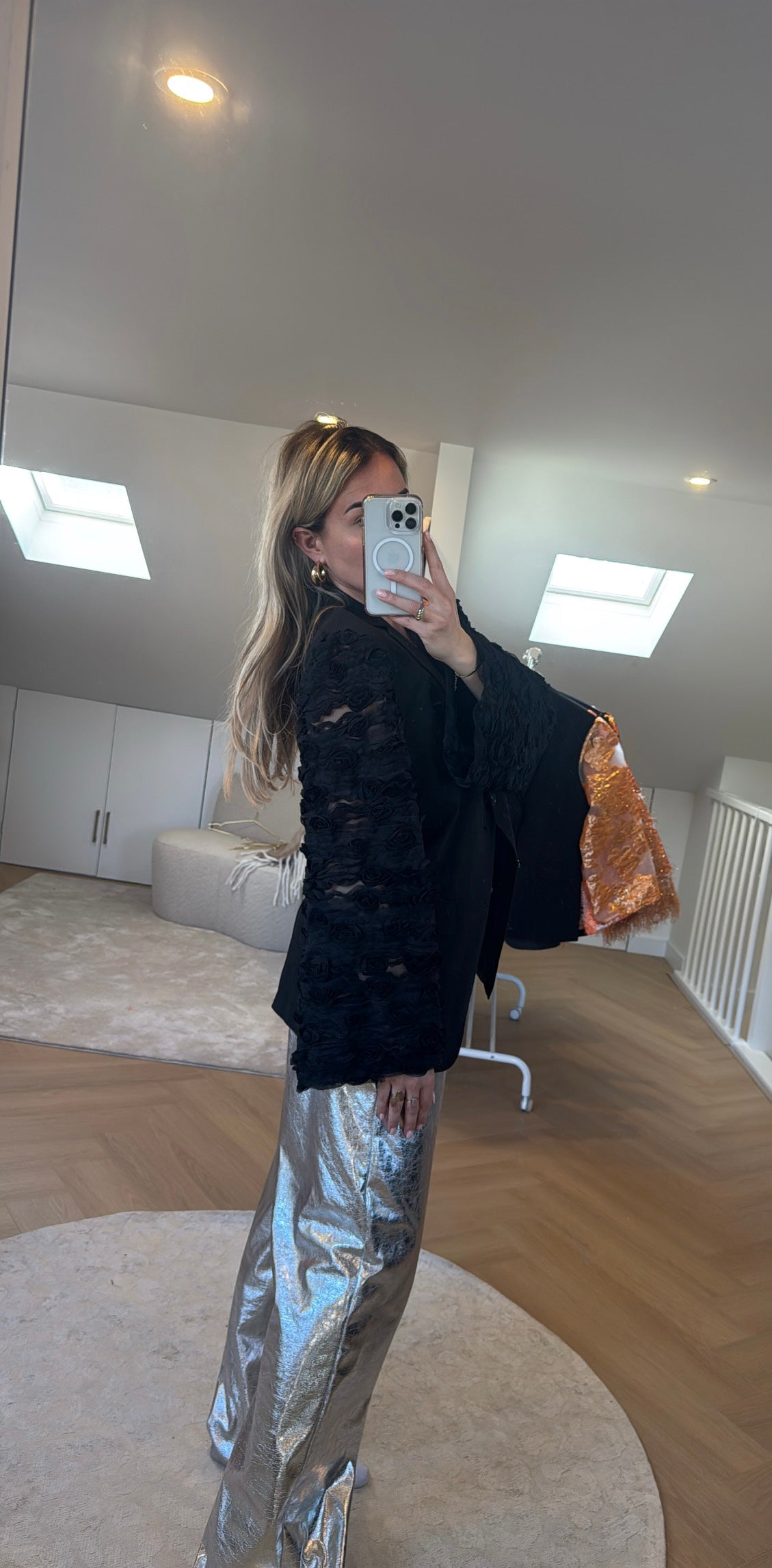 No 1 - Black rosé blazer