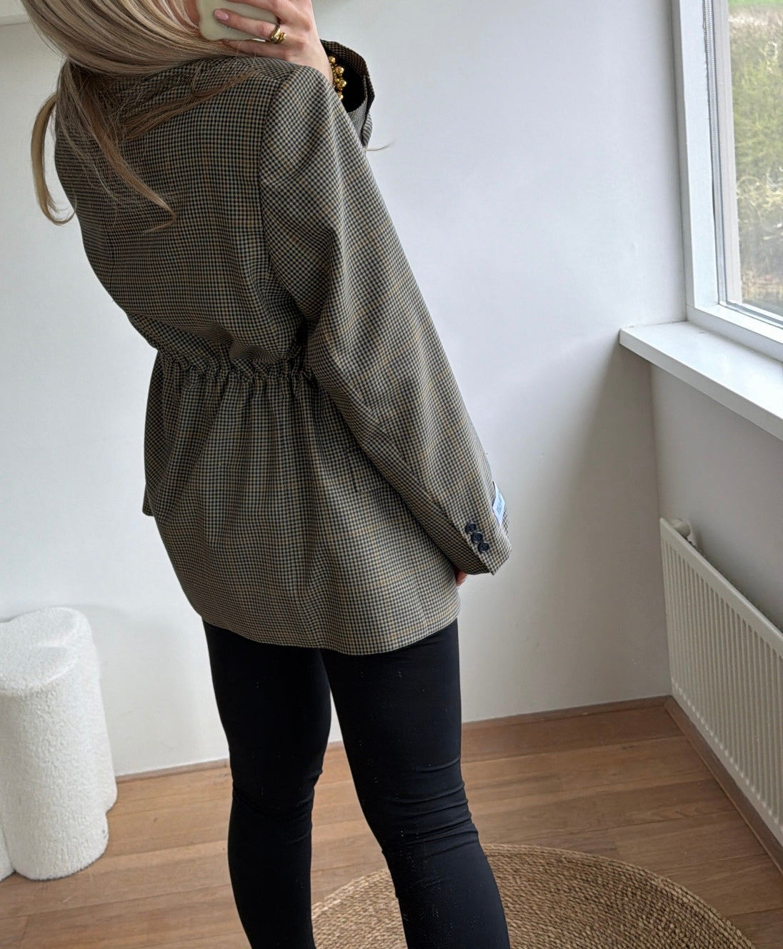 Taille blazer checkred