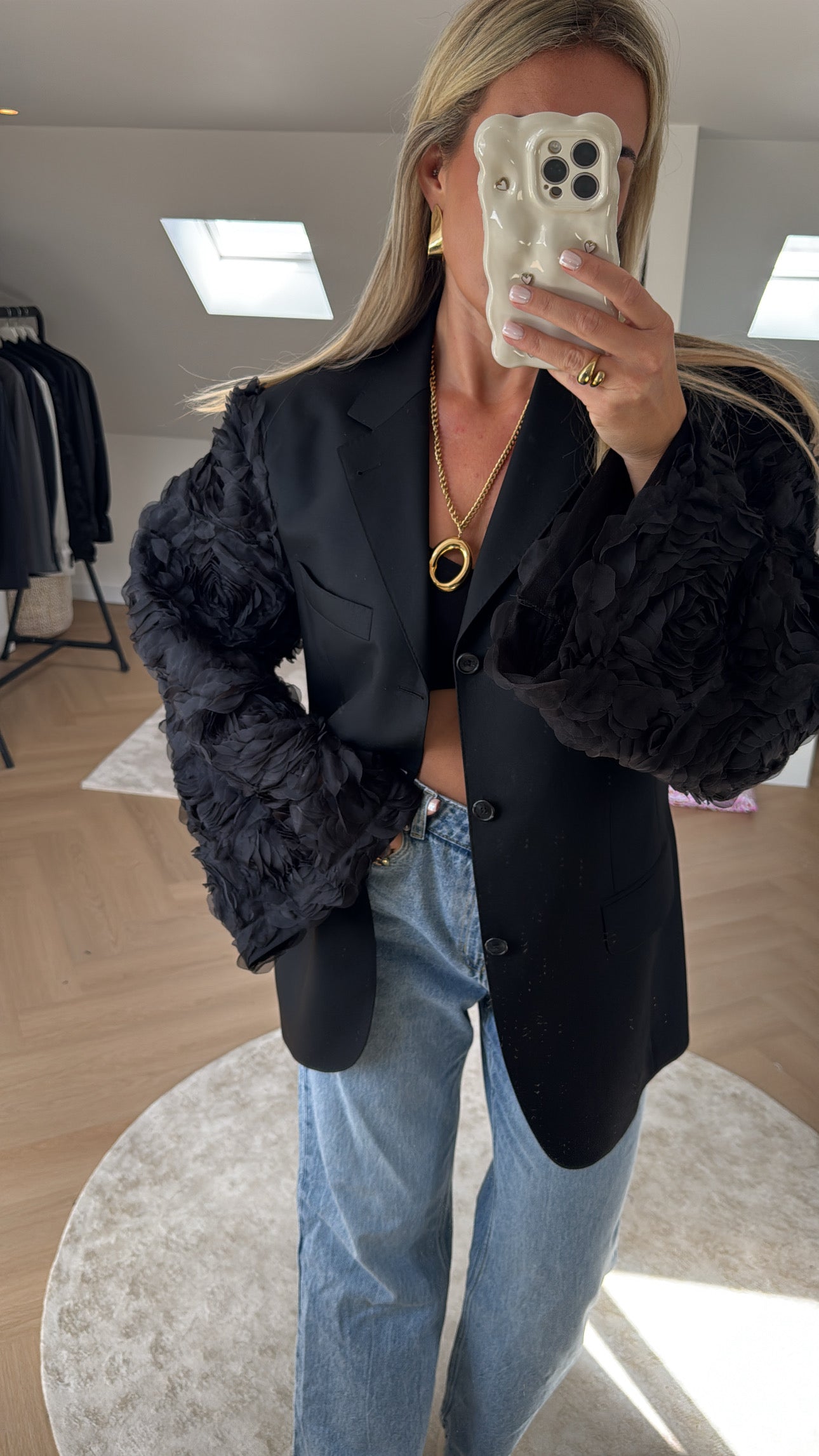 Big rose blazer