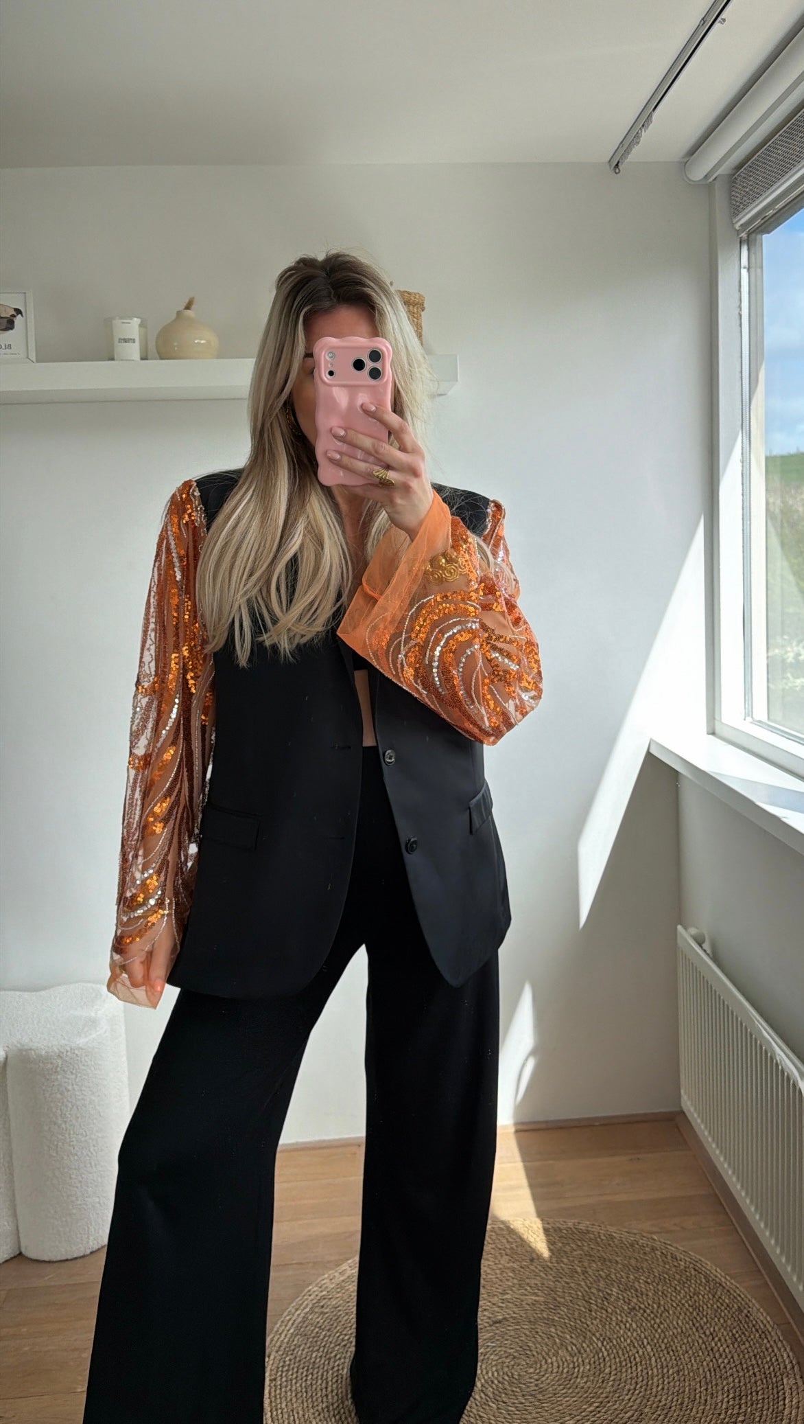 Queen sparkle blazer - maat M/L