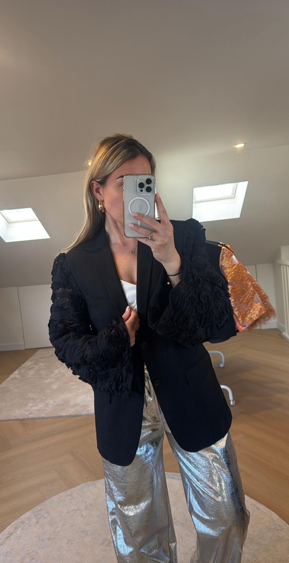No 1 - Black rosé blazer