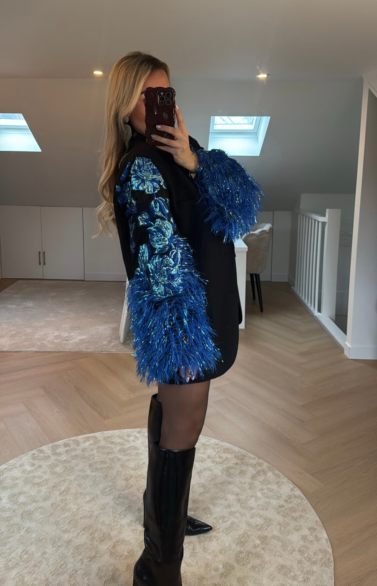 Blue pino blazer