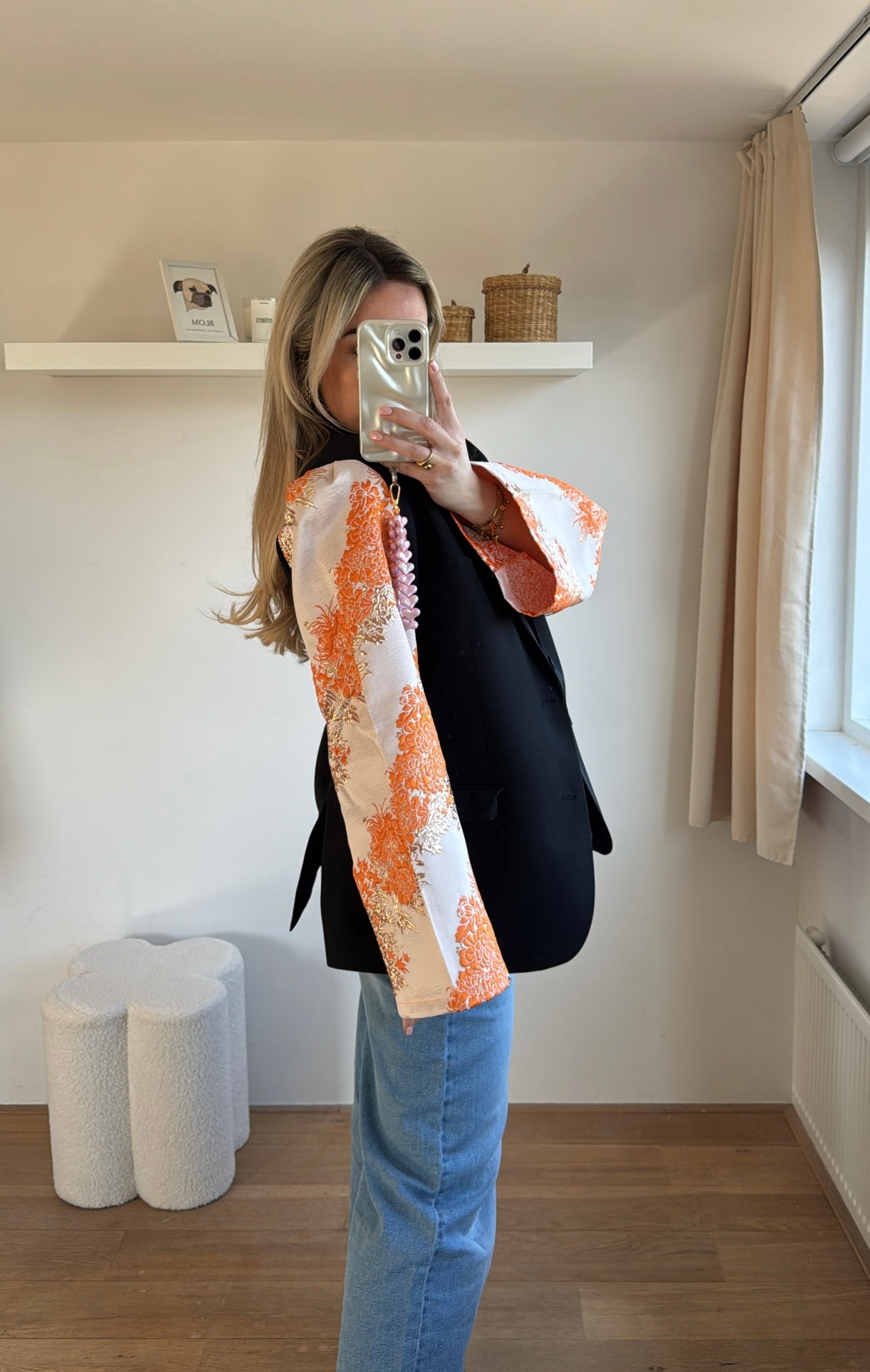 Orange queen blazer