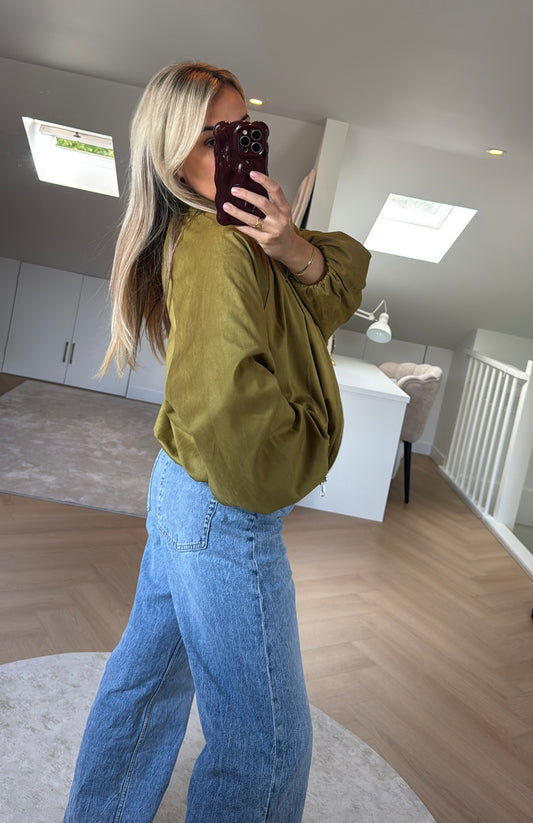 Oversized bomber - Lime