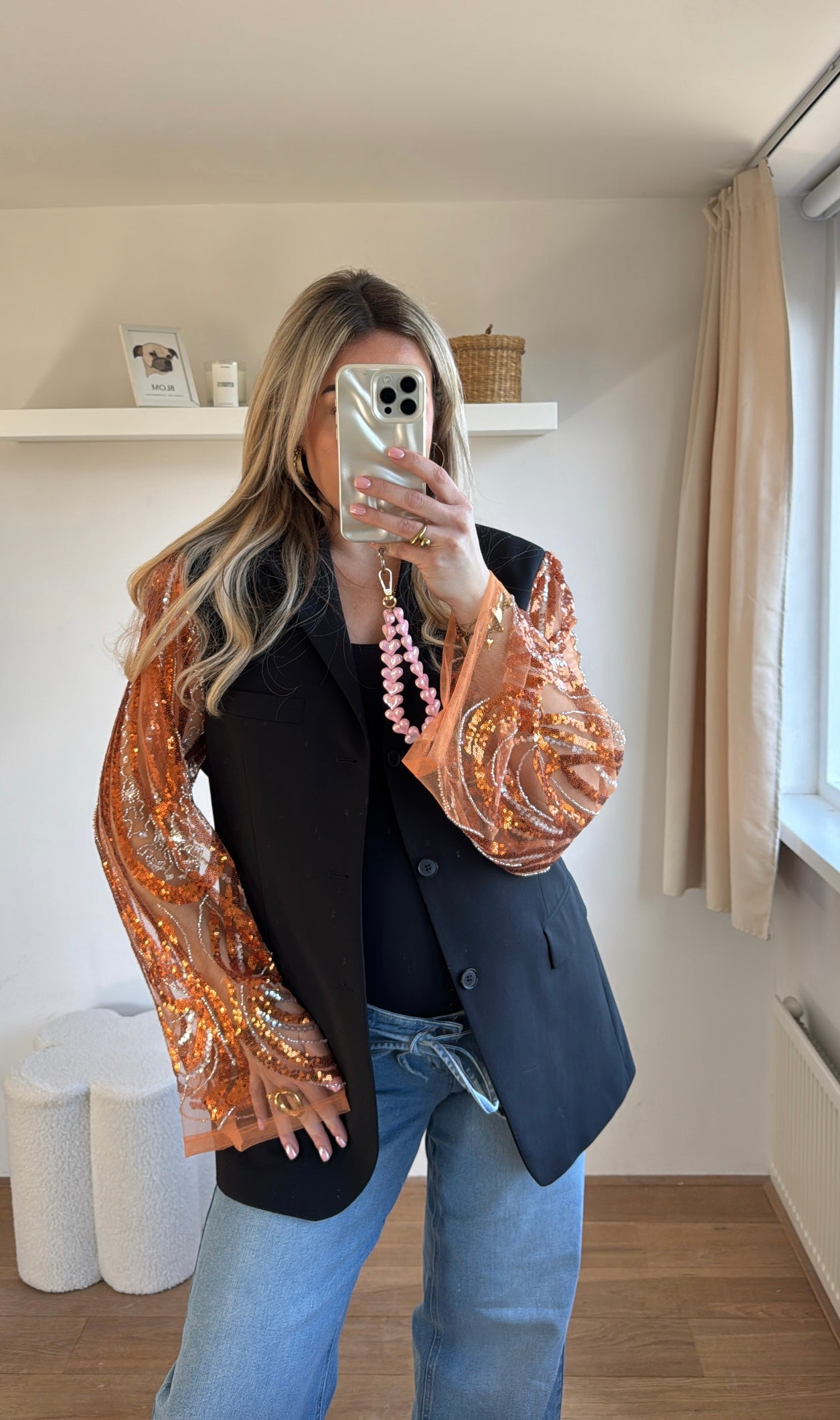 Queen sparkle blazer