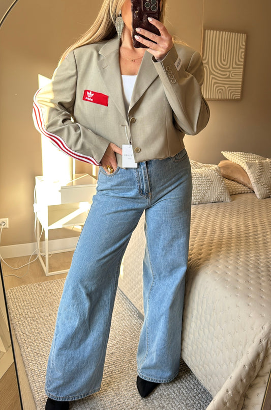 Cropped blazer beige - Adidas