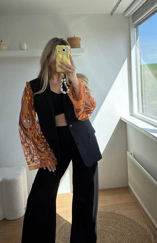Queen sparkle blazer - maat S