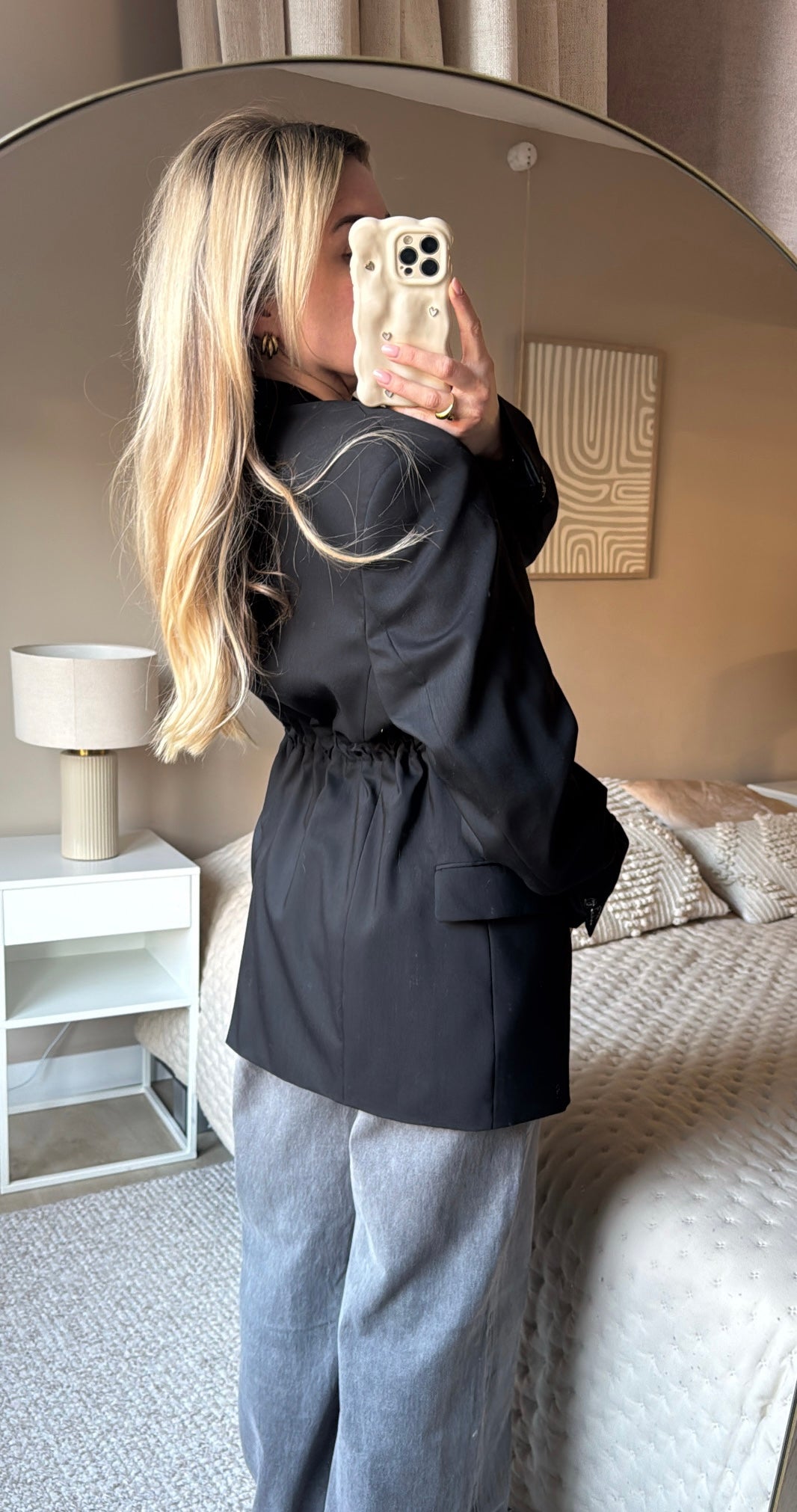 Essential blazer - black