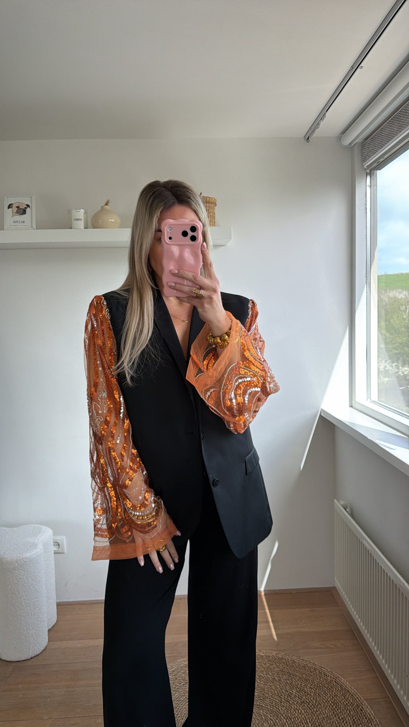 Queen sparkle blazer - maat L