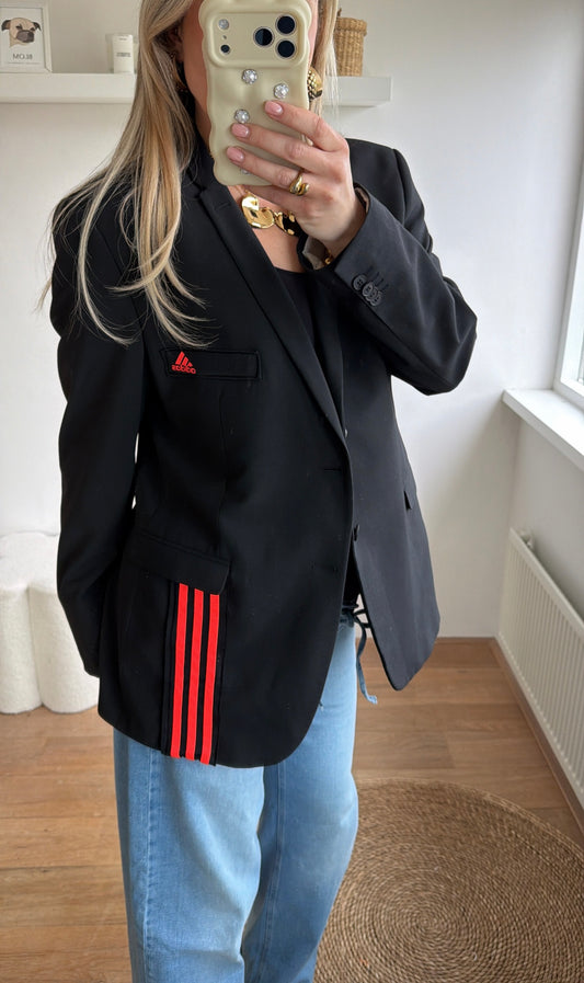 Reworked Adidas blazer - black