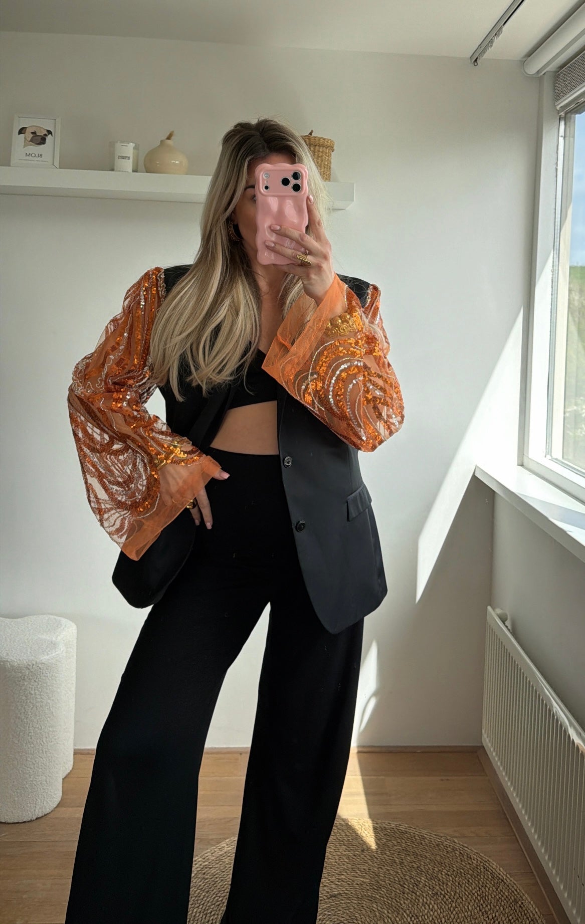 Queen sparkle blazer - maat M/L