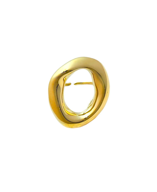 Golden donut ring