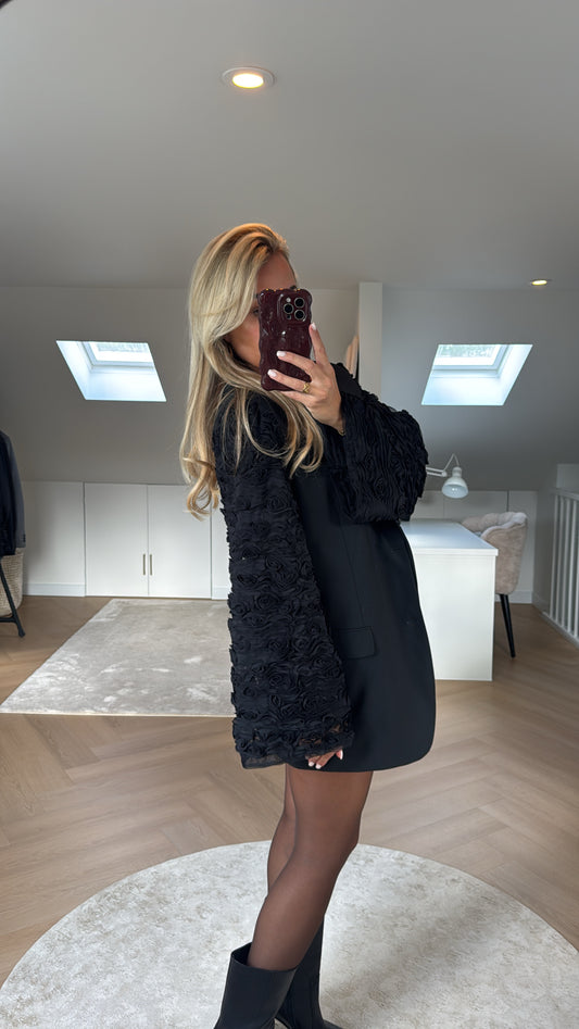 Black rose blazer