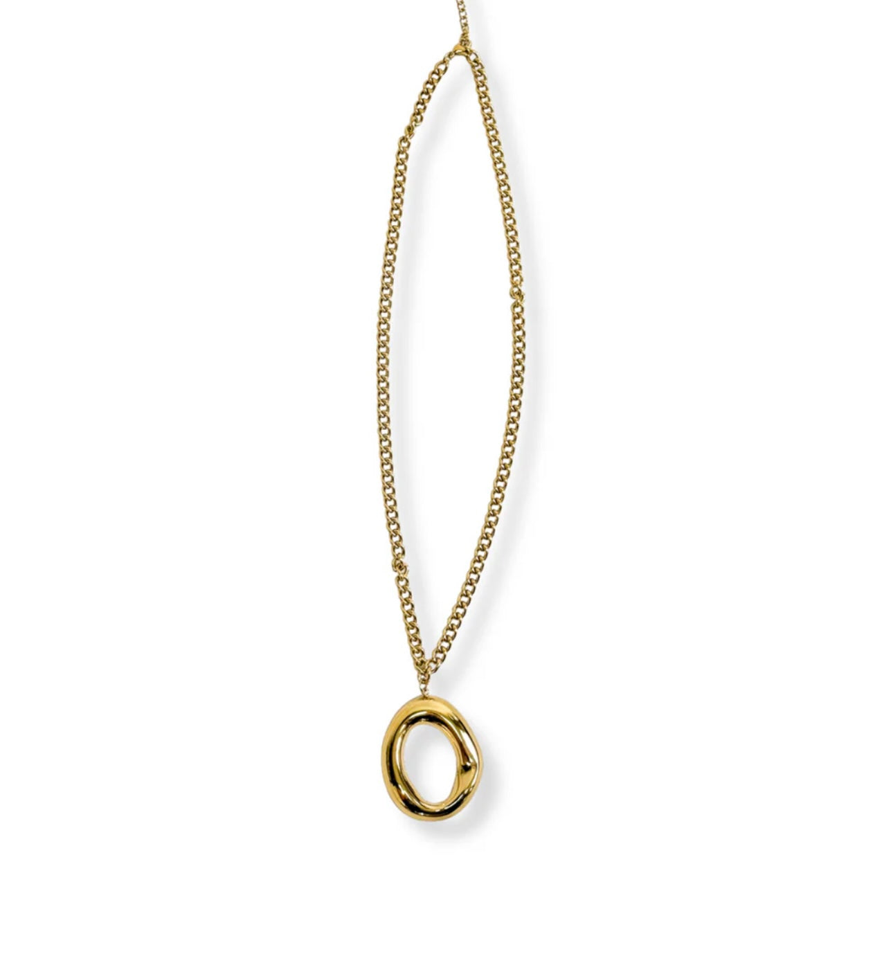 Golden Donut Necklace