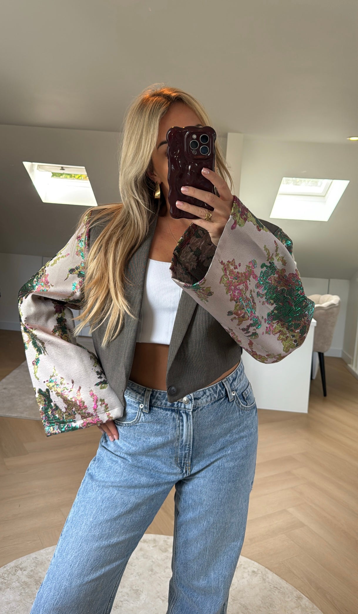 Cropped blazer - Lima