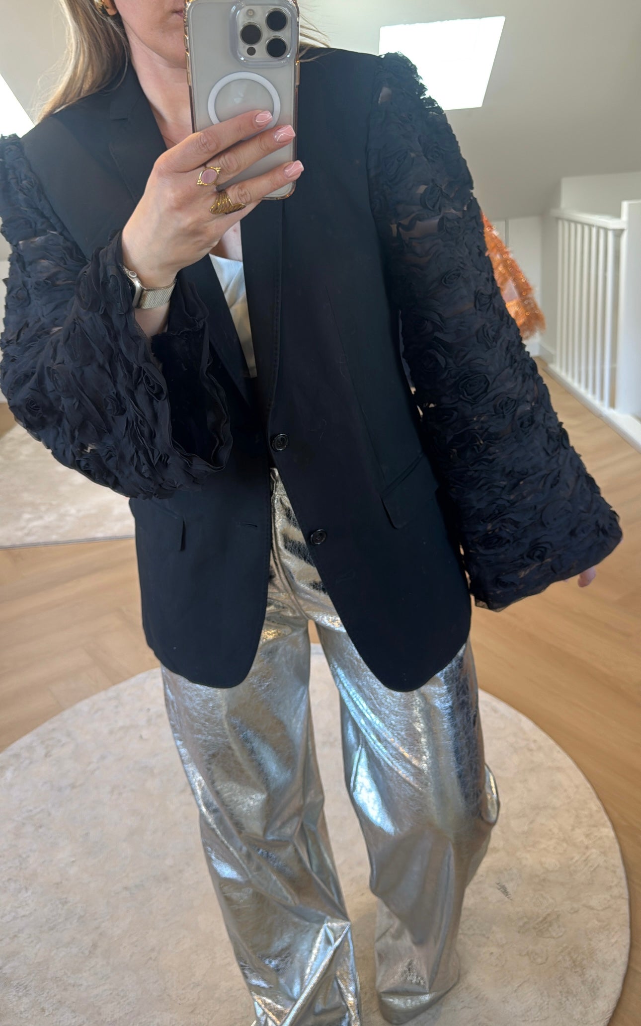 No 1 - Black rosé blazer
