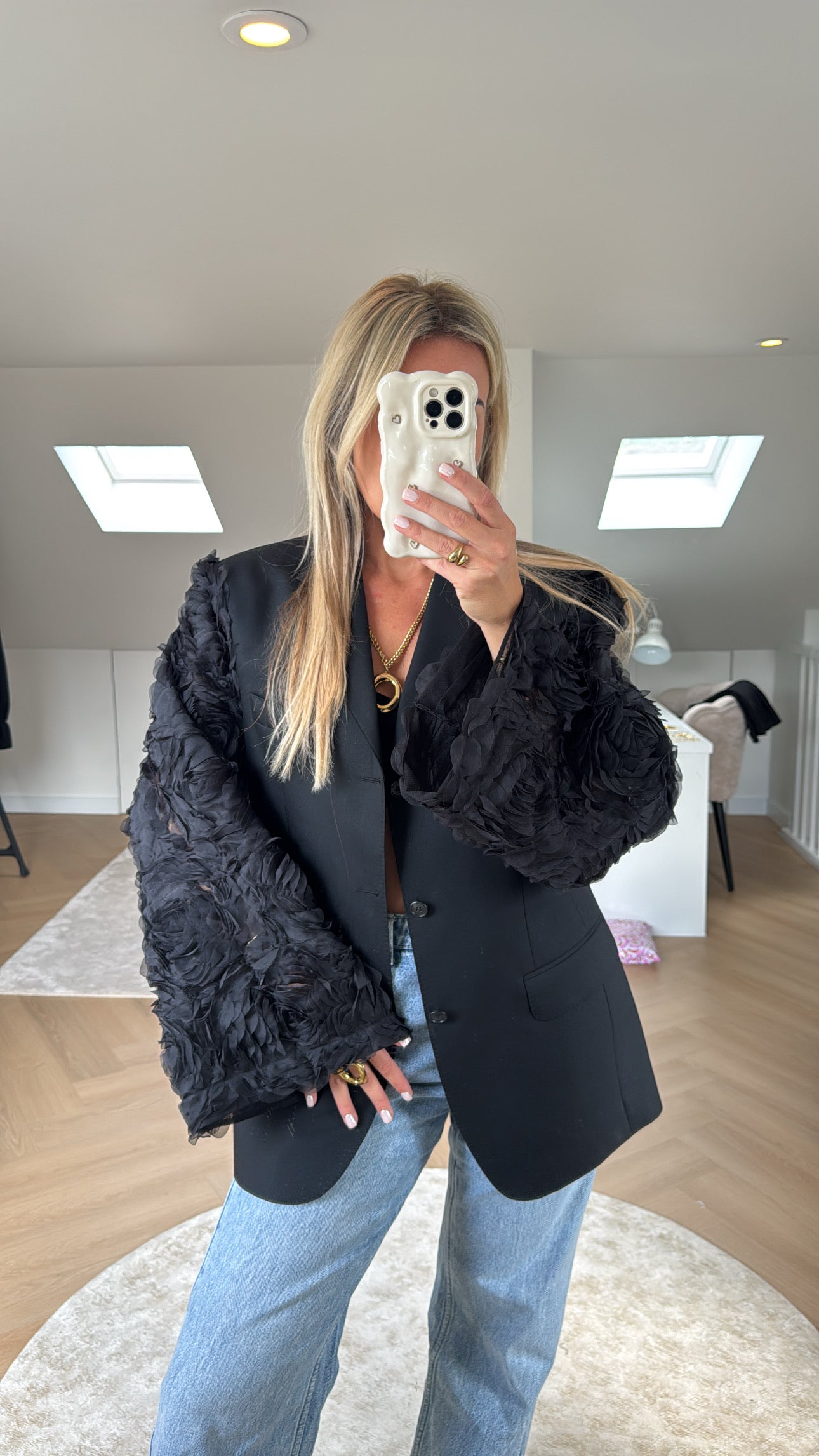 Big rose blazer