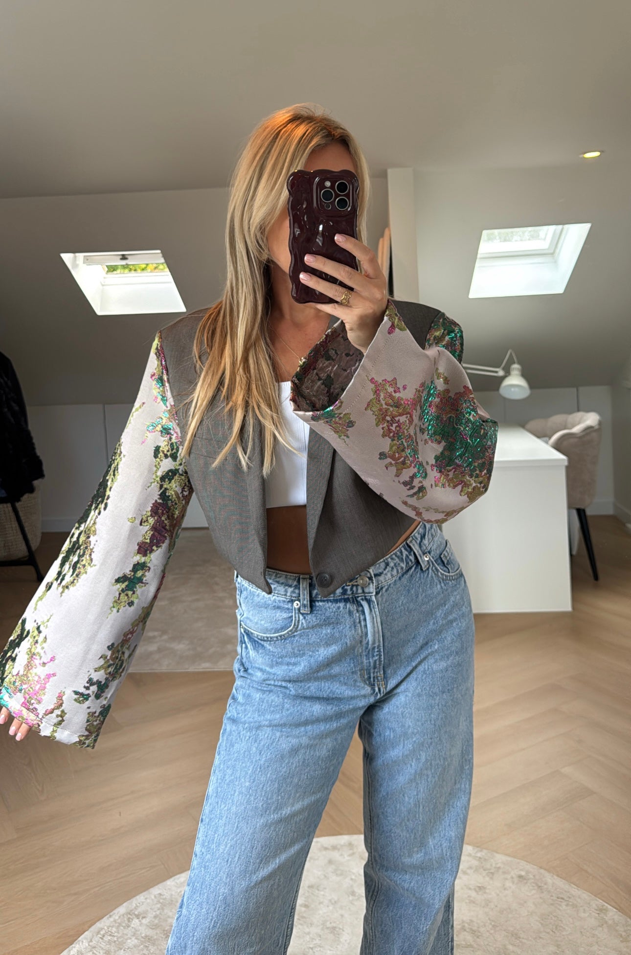 Cropped blazer - Lima