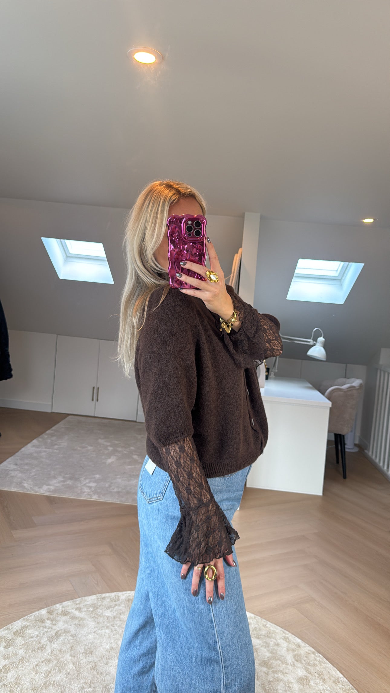 Bruin vestje - Ambika