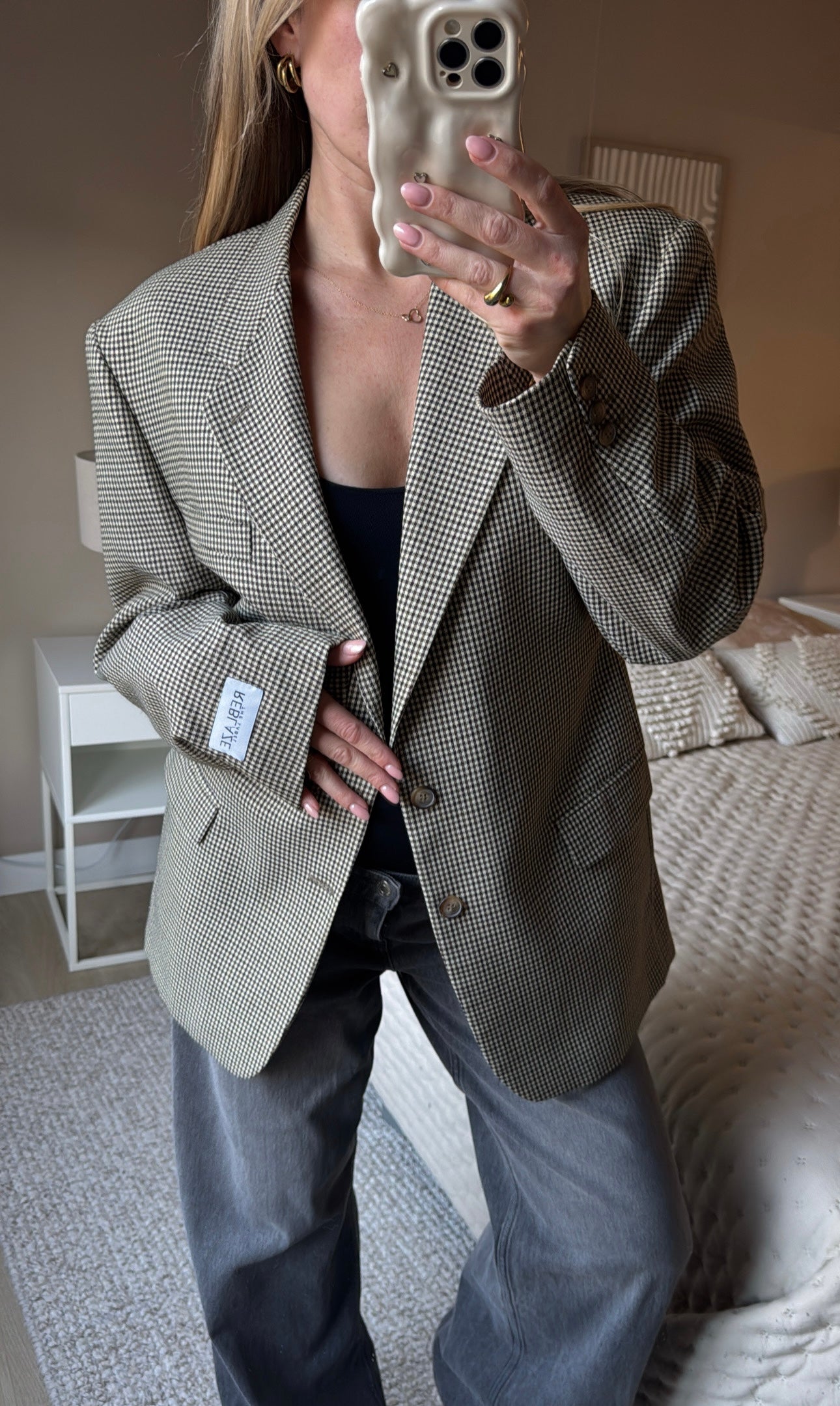 Taille blazer - ruitjes