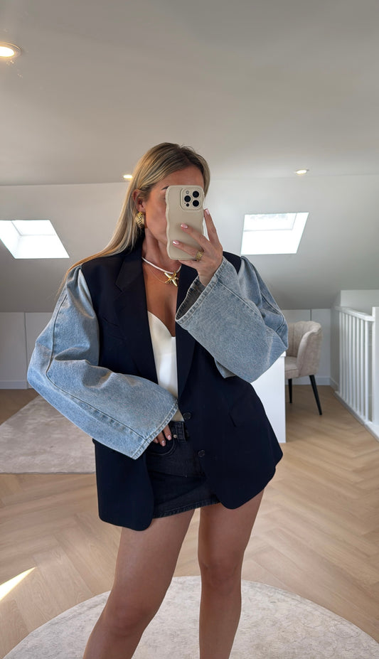 Denim blazer - Madu