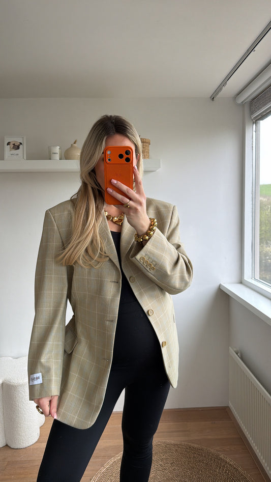 Taille blazer beige