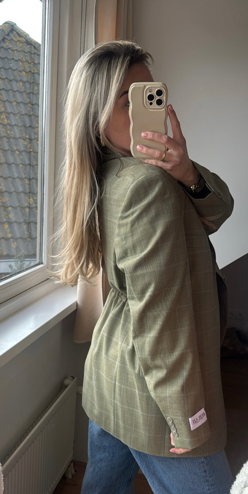 Taille blazer green