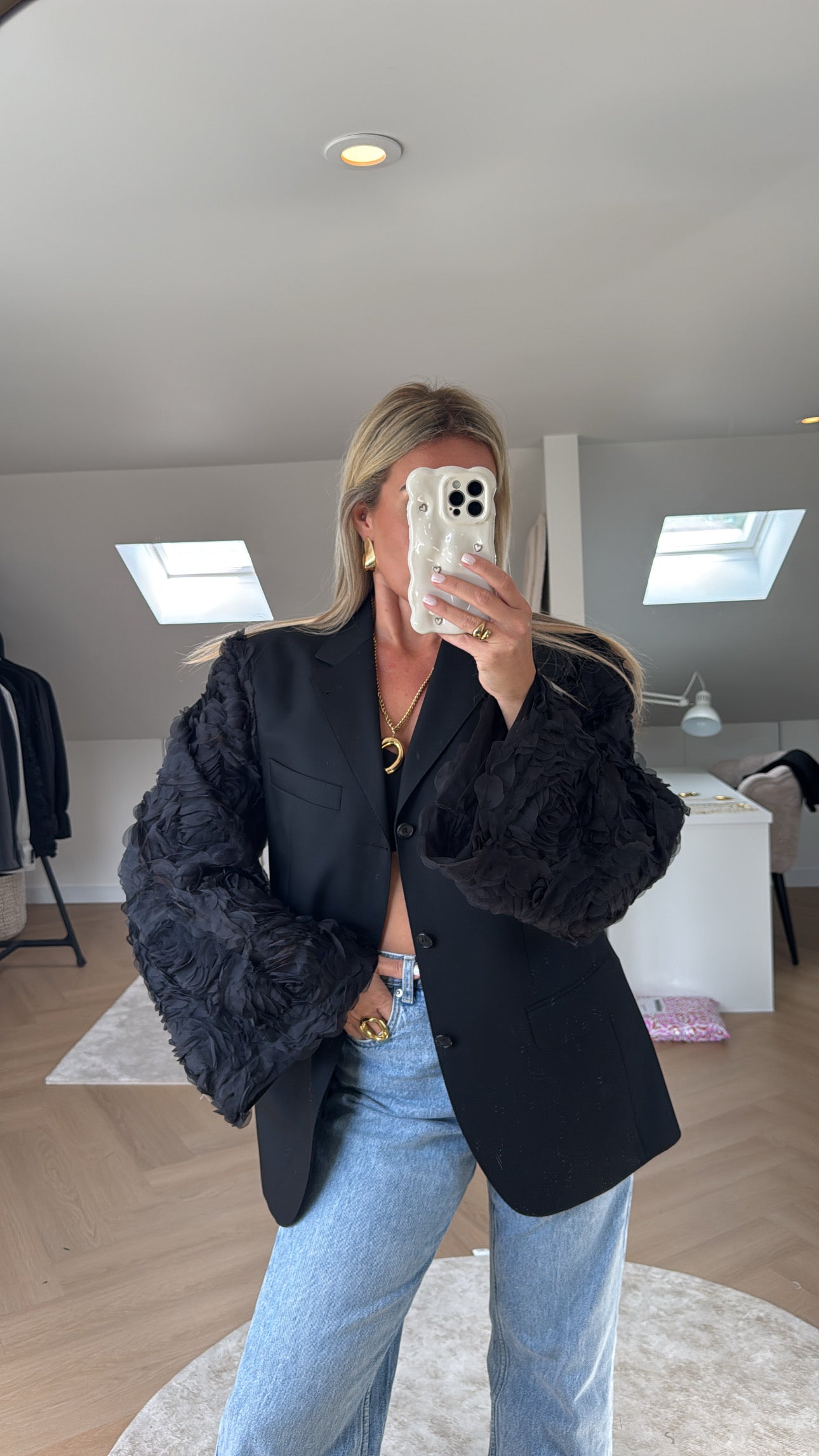 Big rose blazer
