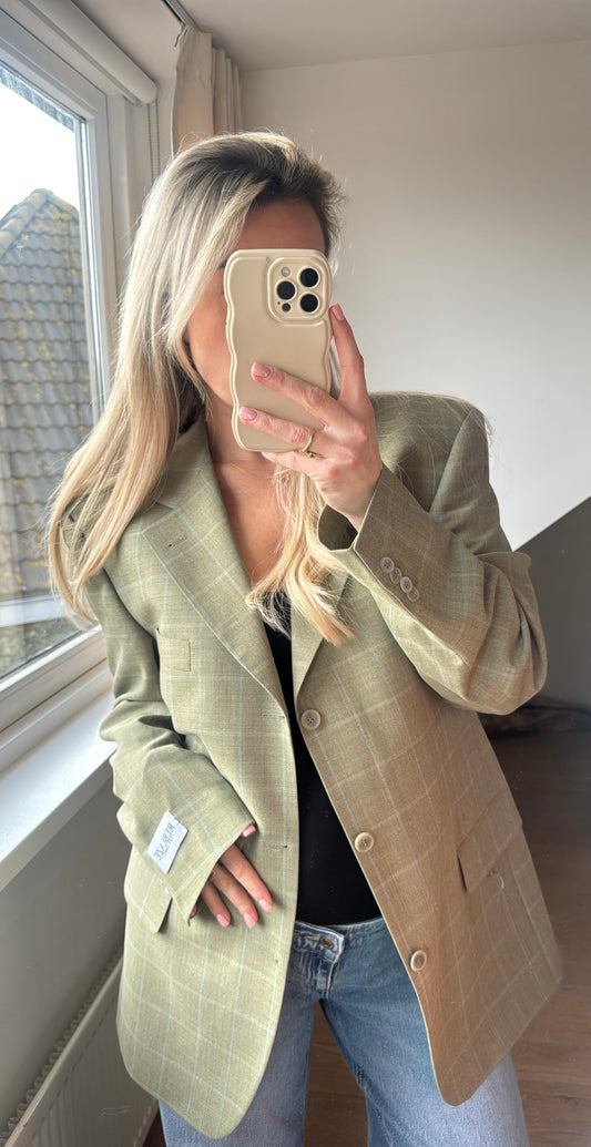 Taille blazer green