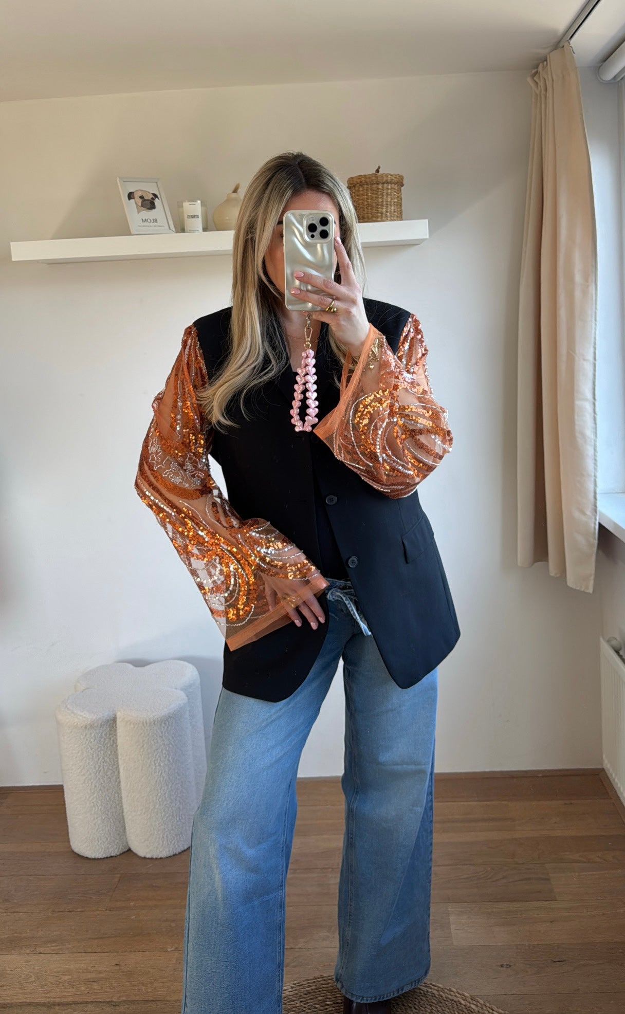 Queen sparkle blazer
