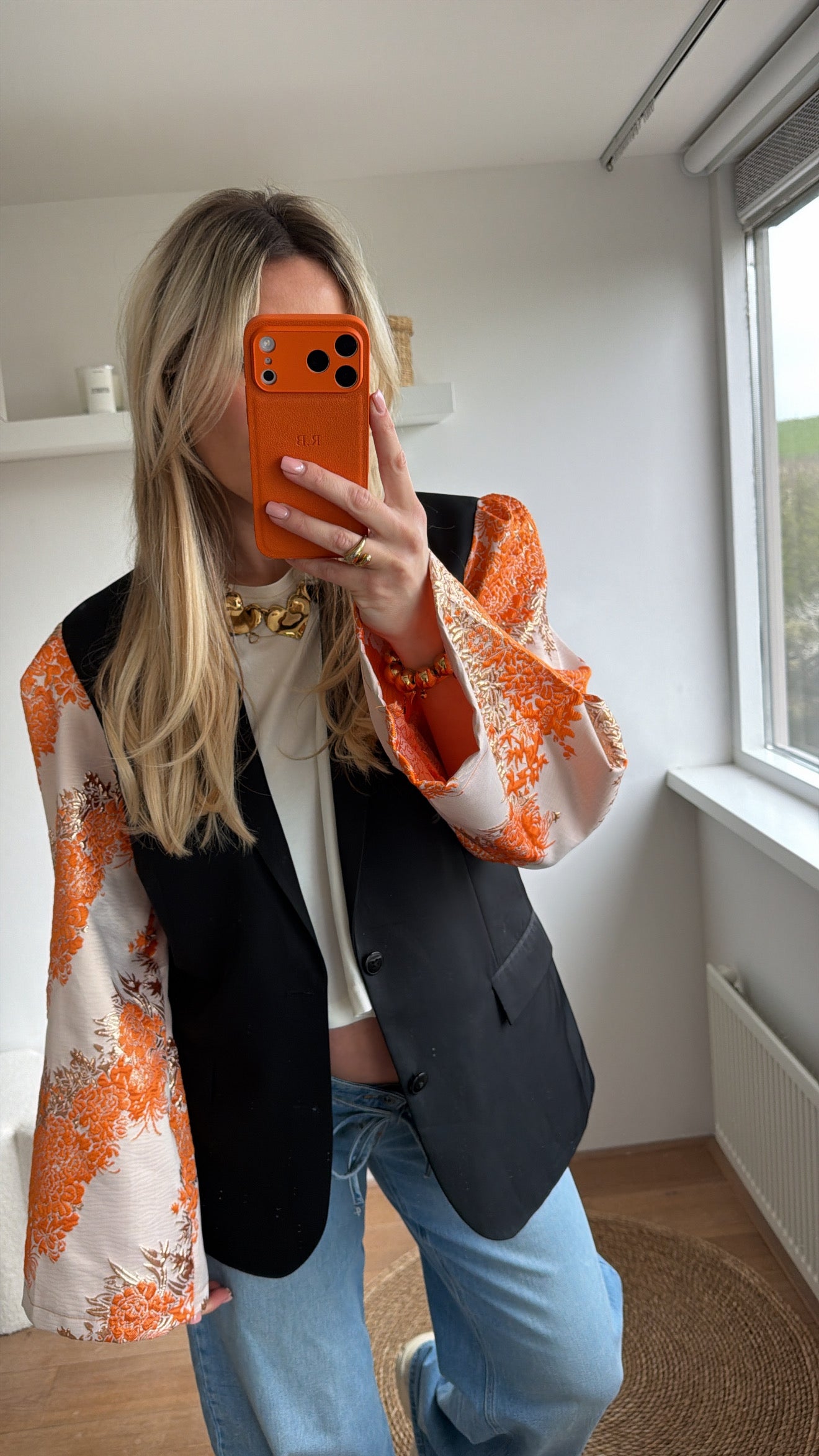 Orange Queen Black - maat S/M