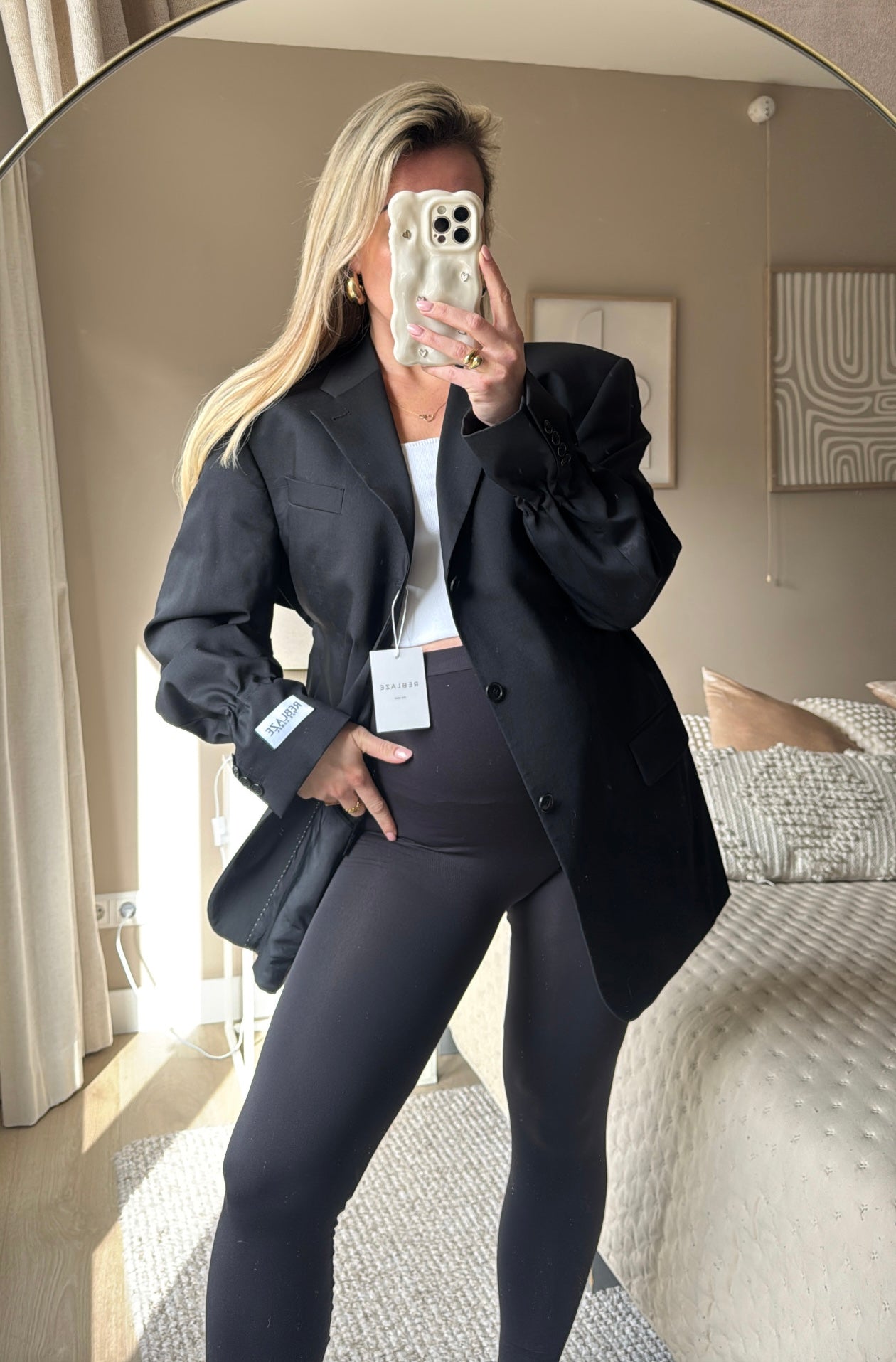 Essential blazer - black