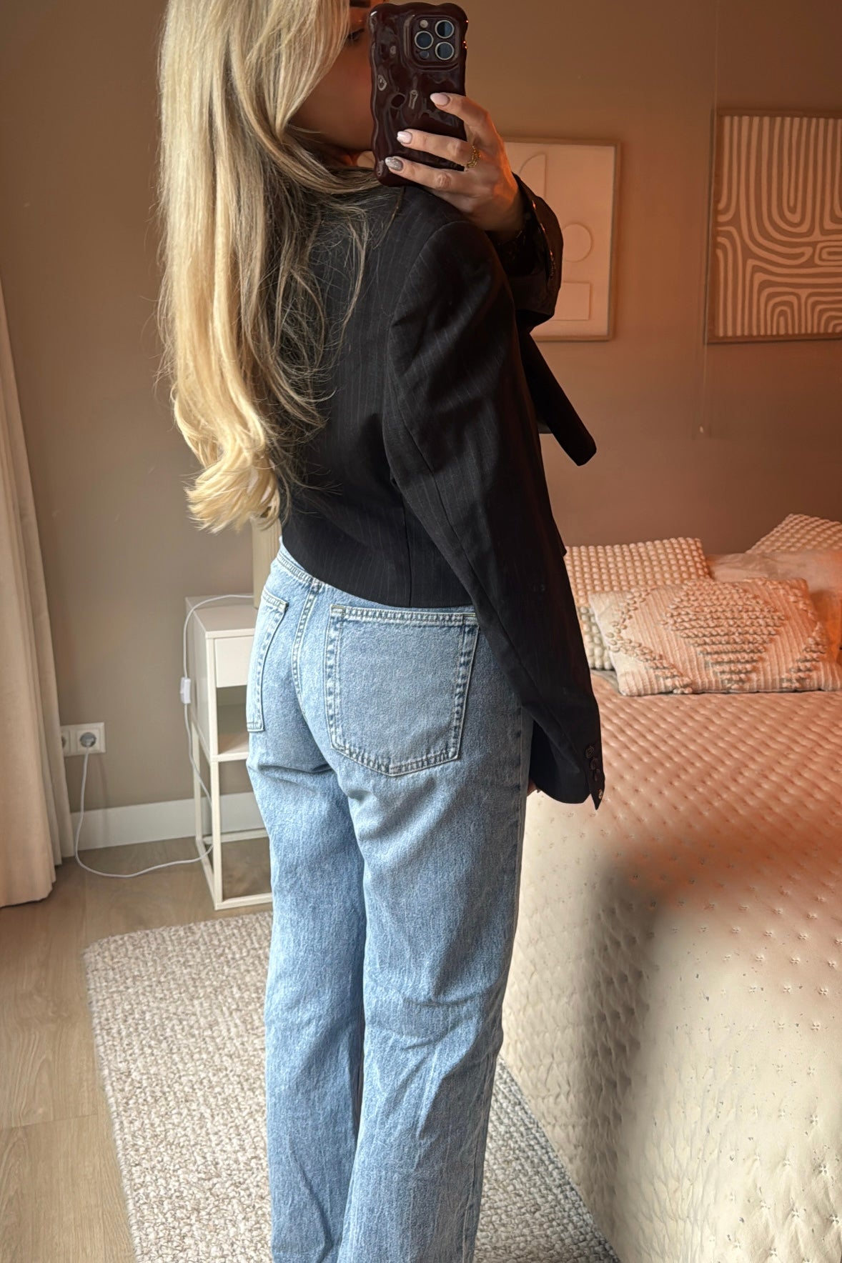 Cropped blazer - Reworked eyelets