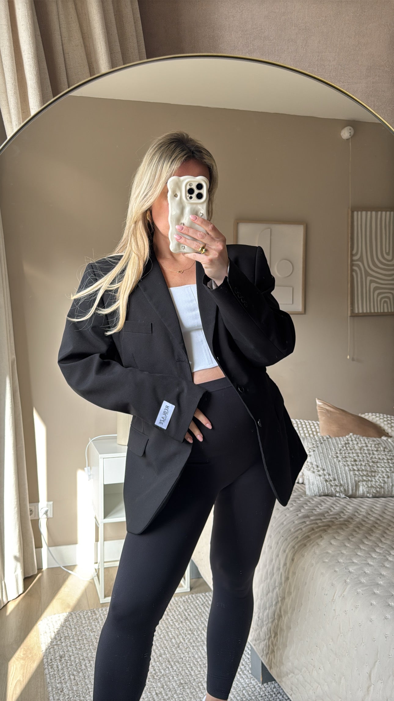 Taille blazer - basic black