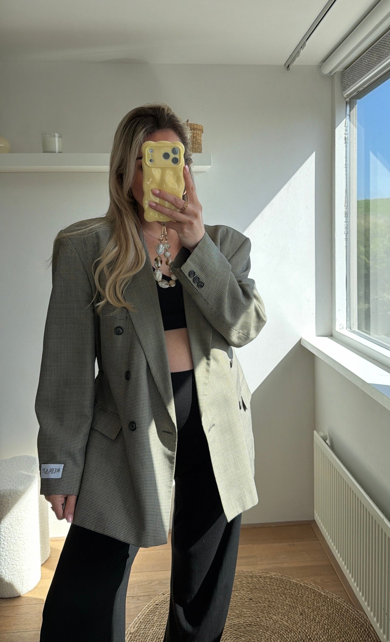 Taille blazer - checkred