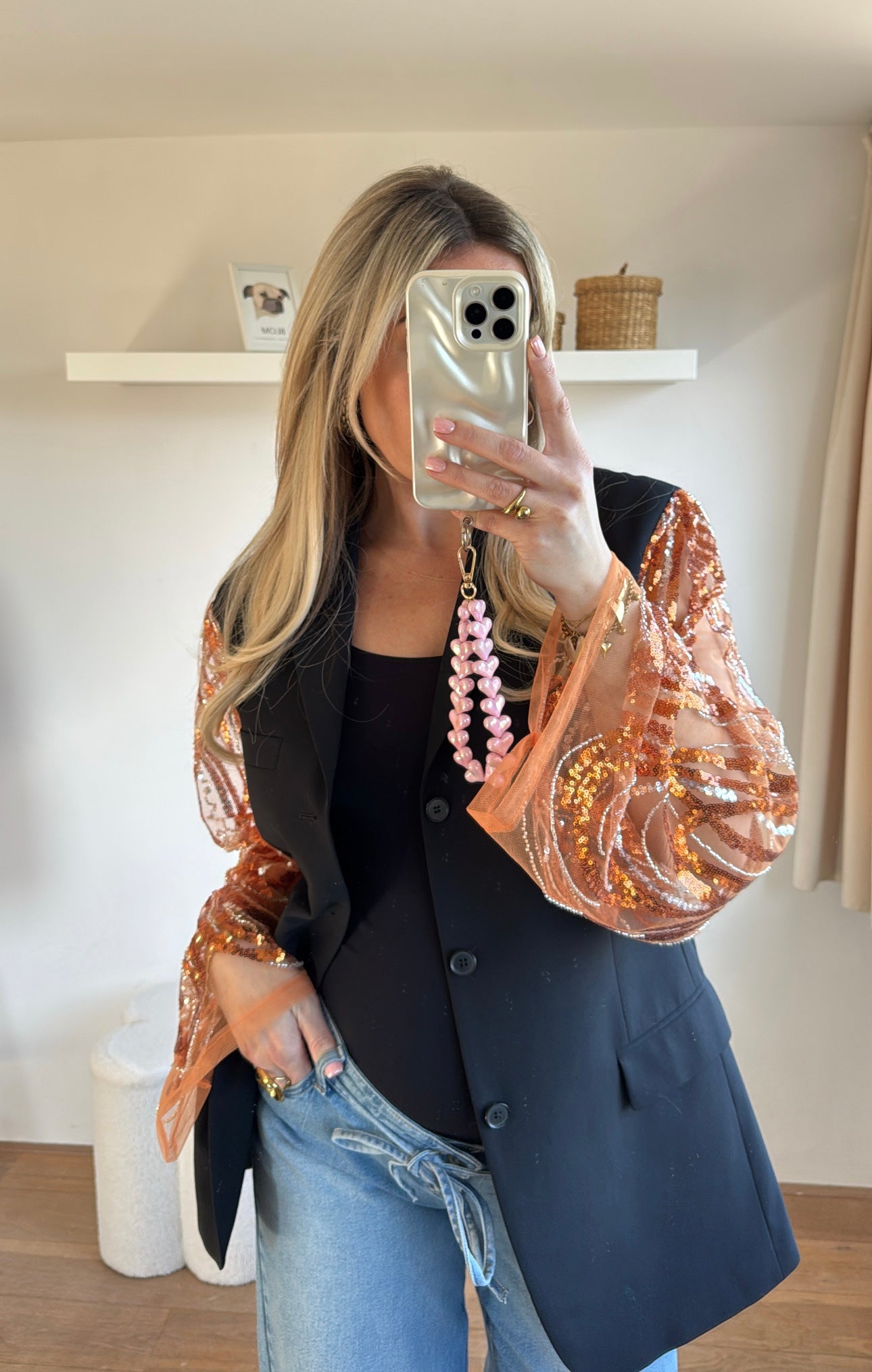 Queen sparkle blazer